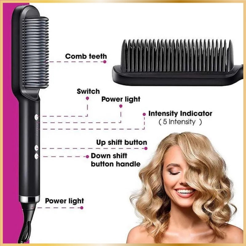 Hair Straightening Electric Comb
