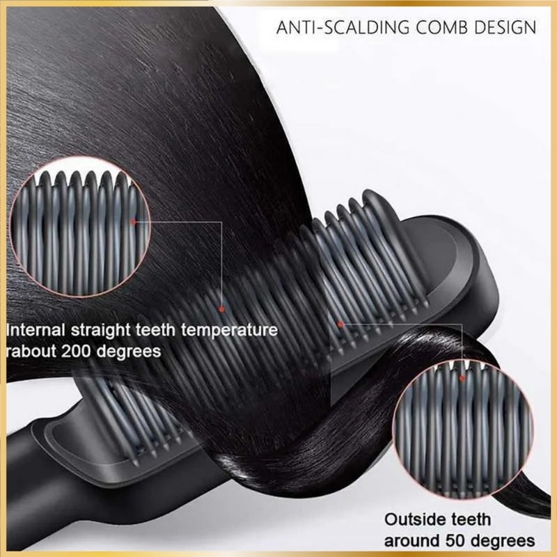 Hair Straightening Electric Comb