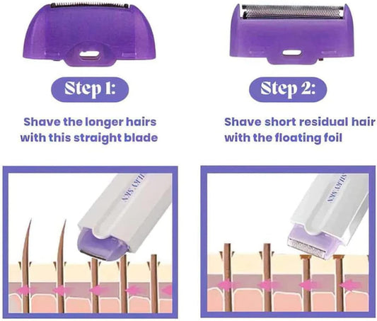 Finishing Touch Rechargeable Mini Electric Facial Hair Remover