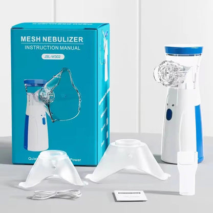 Portable Mesh Nebulizer JSL-W302 – Handheld Mini Inhaler for Adults & Kids