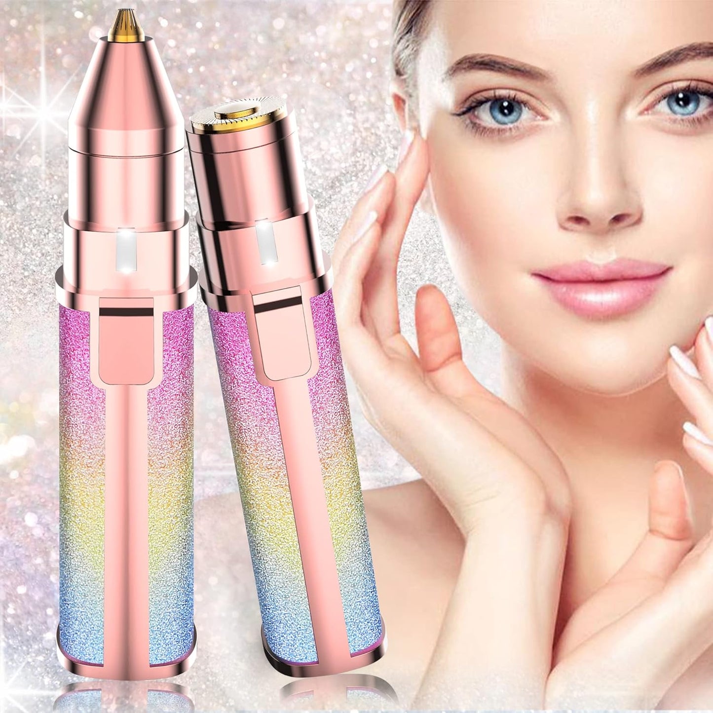 2-in-1 Smooth Finish Facial Hair Remover