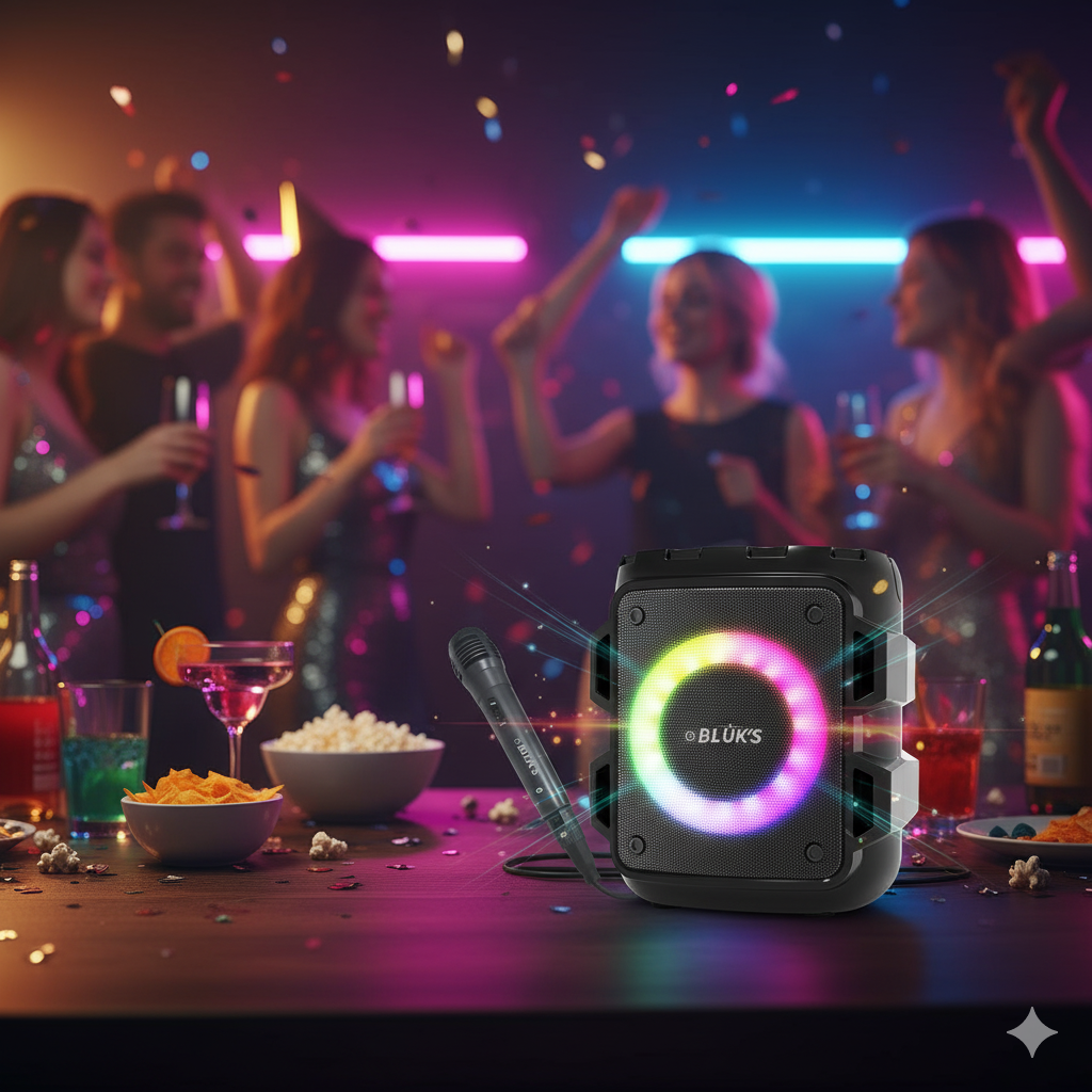 BX-177 Max Portable Bluetooth Karaoke Speaker with Mic