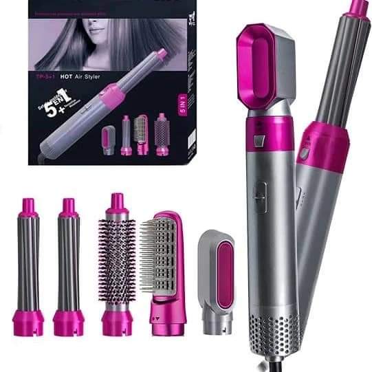 5-in-1 Hair Styler Kit | Hot Air Dryer & All-in-One Styling Tool